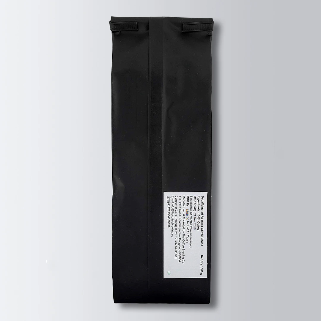 Decaffeinated Roasted Arabica Coffee Beans 500g