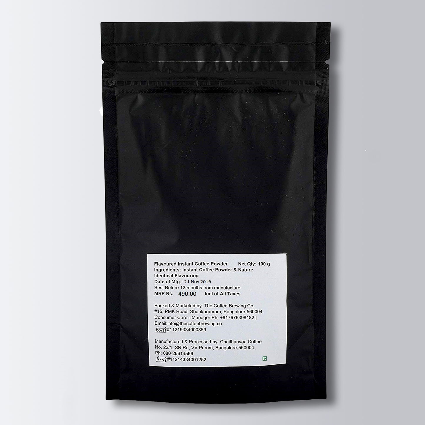 vanilla coffee back