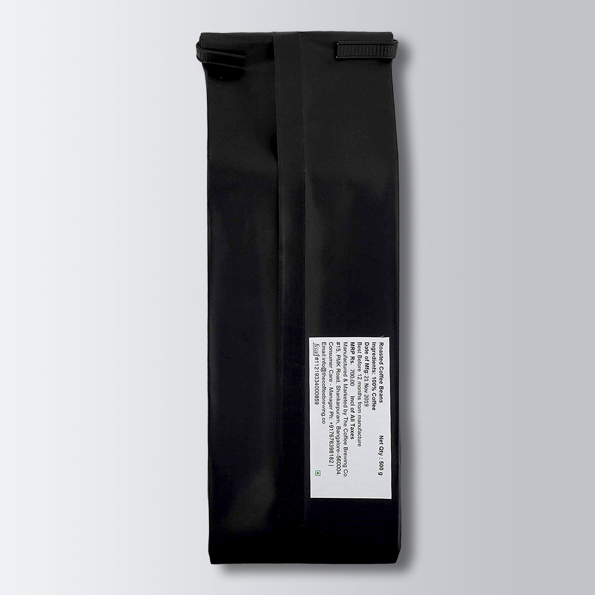 roasted arabica coffee label