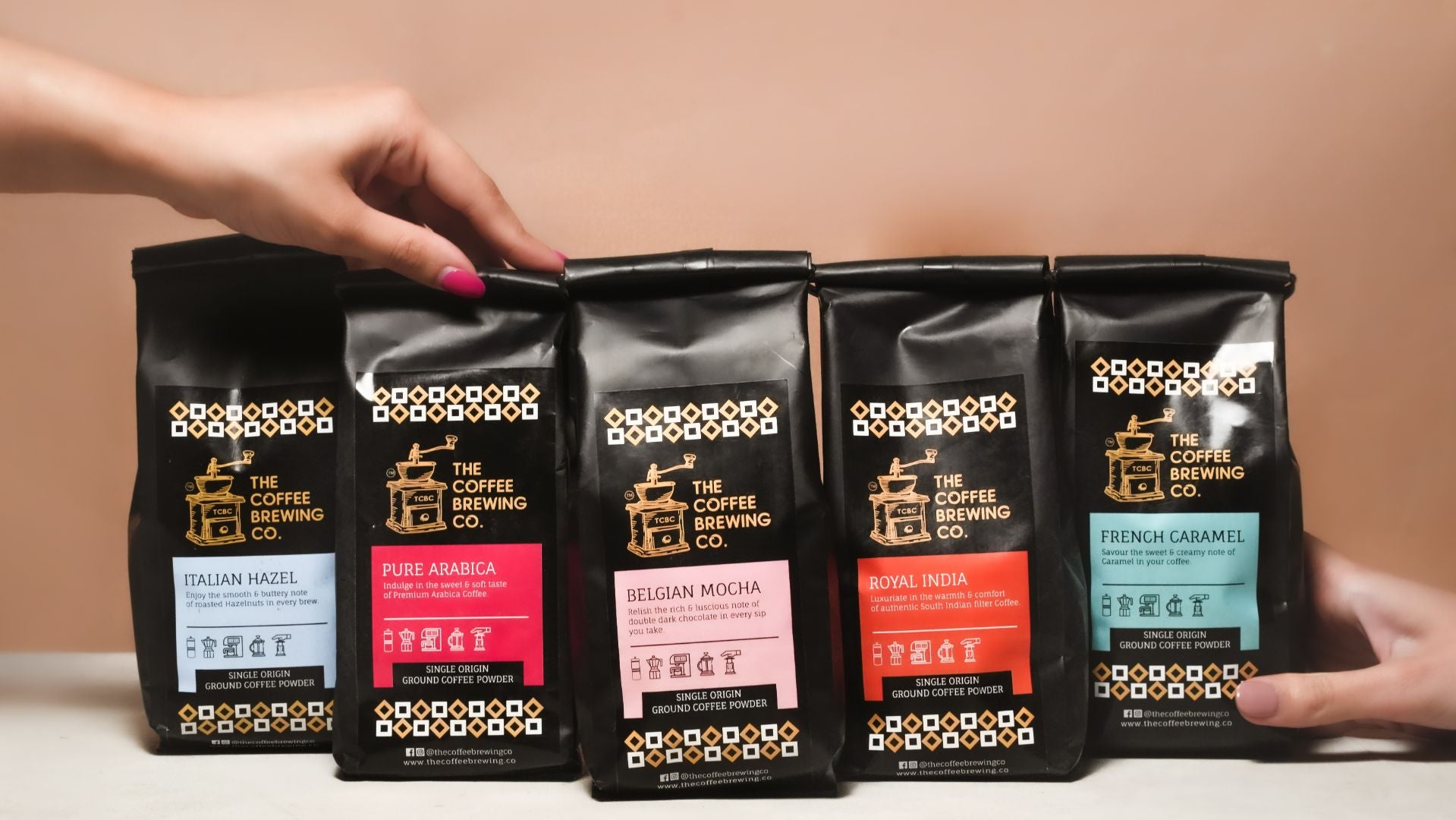the coffee brewing co. - flavored ground coffee powder